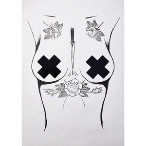 COPY - rave festival Wet Vinyl Black X Factor Pas…